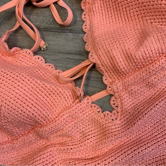 Victoria Secret Crochet Monokini One Piece Swimsuit - Picture 4 of 14